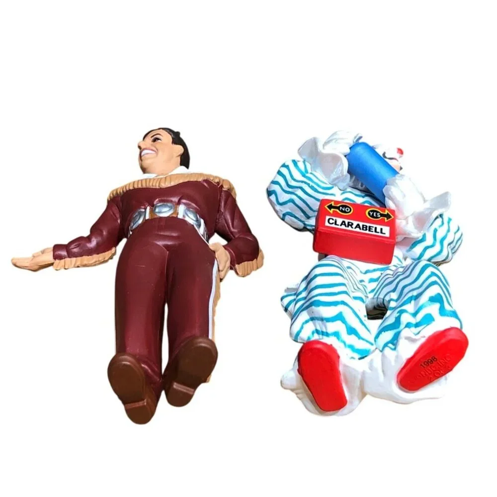 Hallmark Ornaments Clarabell Clown 80 Buffalo Bob 81 Christmas Decor Howdy Doody